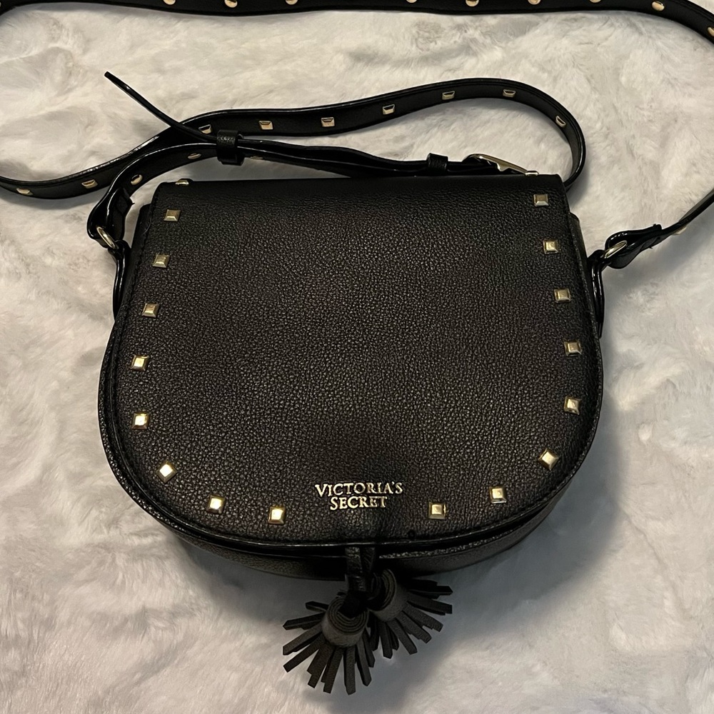 Victoria Secret - Saddle Bag Purse - Black